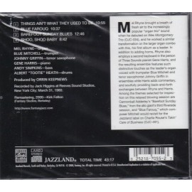 Organ-izing by Melvin Rhyne (CD, 2000, Original Jazz Classics) SEALED NEW