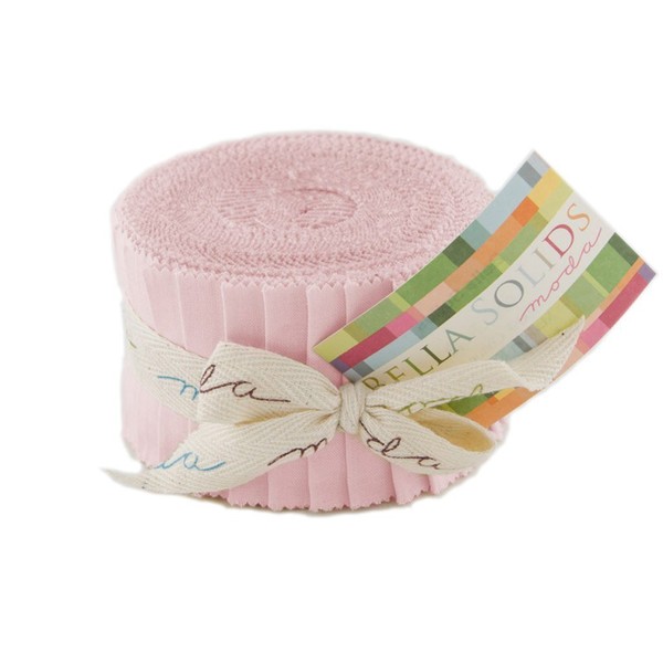 Bella Solids Sister Pink Jr Jelly Roll (9900JJR 145) by