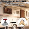 RV Vacuum Breaker Check Valve, Brass Camper Trailer Flusher Check