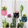 KONTONTY Hanging Planter for Indoor Use Material Hanging Flower Pot
