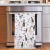 MYSOMY Greyhound Kitchen Towel and Hand Towel - Greyhound Lover