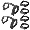 DaBoQQQ Easy Carry Straps Dog Fence,2PACK(Black) Fit 6-Panel 8-Panel 12-Panel