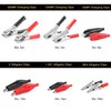 Nilight - 50052R 60Pcs Metal Alligator Clip Clamp Assortment Test
