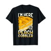 Peach Cobbler Dessert Southern Food Funny Gift T-Shirt
