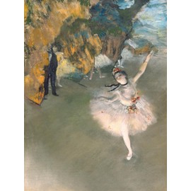 ART.COM Wall Giclee Print The Star, or Dancer on the Stage, circa 1876-77 by Edgar Degas, 12" x 16"