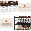 Hoctieon Wall Mounted Wine Rack, 31.5" Wall Wine Rack for