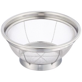 Endoshoji AZL4318 Strainer, Commercial Use, Shallow Type, New Mammoth, 7.1 inches (18 cm), Stainless Steel, Made in China