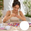 100PCS Mini Acrylic Wavy Spacers, Wavy Spacers for Beaded Pens,