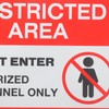 5Pcs do Not Enter Warning Sign - Restricted Access Signs