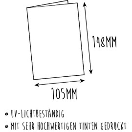 Mr. & Mrs. Panda Personalisierte Grußkarte Otter Muschel - Personalisierte Geschenke, Grußkarte selbst gestalten, Fischotter, Büro, Personalisierte