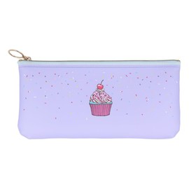 Sunstar Stationery S1426940 Flat Party Time Cupcake Pencil Case