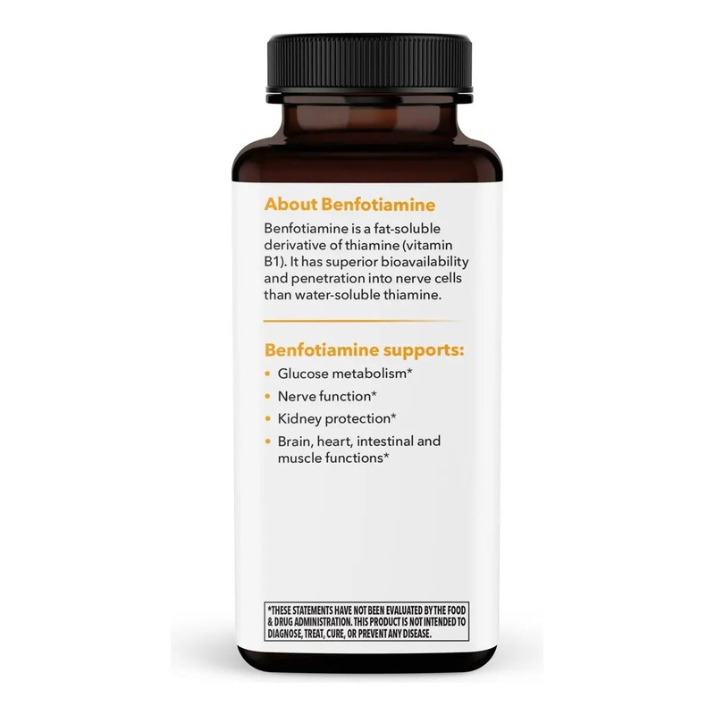 Lifeseasons Benfotiamina B1 Liposoluble 60 Caps Sin Sabor