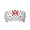 Black Polka Dots Red Bow Polka Dot Hearts Sports Sun
