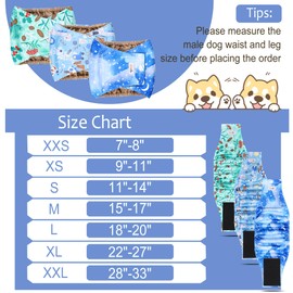 Reusable Dog Diapers Male 3 Pack, Premium Washable Belly Bands for Male Dogs, High Absorbing Large Male Dog Wraps for Doggie & Puppy in Incontinence or Excitable Urination and Training Star M