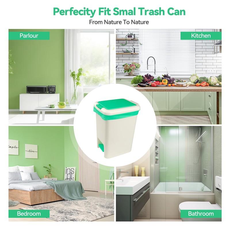 6L*120 Thickened Compostable Food Waste bags, VOXON 6L Biodegradable Kitchen