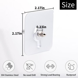 22 PCS No Drilling Required Screw Head Buckle Frame Hanger Kit,Strong Stickiness,Picture Hanging kit,Picture Hanging Hardware Kit, Picture Hanging Tool, Picture Hangers