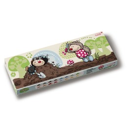 Nici – Colouring Pencils, with design hedgehog and Mole 8 Pieces/16 colors (38305)