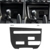 Console Trim Sticker Carbon Fiber CD Player Interior Accessories Fit