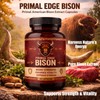 Primal Edge Bison, Primal American Bison Extract Capsules – 60