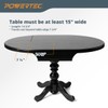 POWERTEC 71426 Metal Drop Leaf Table Supports – Set of