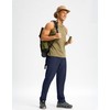 Pudolla Men's Lightweight Hiking Pants Quick-Dry Outdoor Sweatpants with Zipper