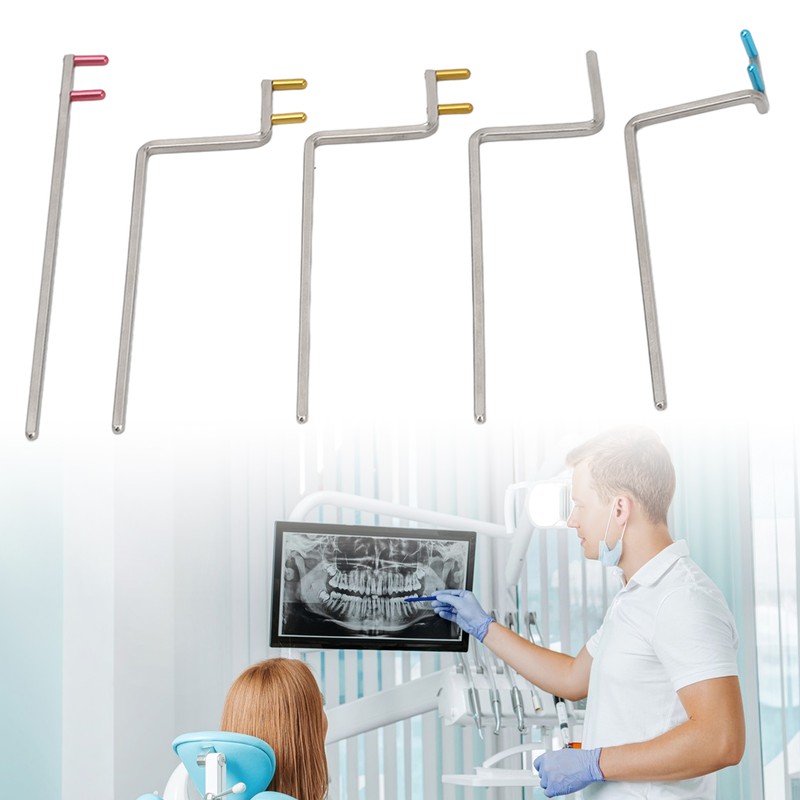 Dental X Ray Positioning Indicator Aligning Arm Bite Wing Stainless