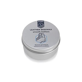 Storm Leather Beeswax - Impregnated and Enriched Smooth Leather | Shoe Wax | Colourless | Shoe Wax Shoe Care