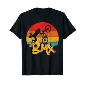 BMX Vintage Freestyle Bicicletta Bici Maglietta