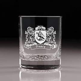 Treacy Irish Coat of Arms Nob Hill Tumblers - Set of 4