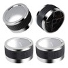 Gas Grill Knobs, Grill Control Knob Replacement Chrome Plated Plastic