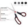 Scissors, Multipurpose office Scissors,8.5 Inch Ultra Sharp Shears, Comfort-Grip Handles