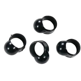 YiXjiuBP 4 Pcs Steel Tongue Drum Finger Sleeves,Tongue drum finger picks,Silicone Knocking Finger Pick Cover Percussion Drums Accessories for Tongue Drum (4, 0.55in)