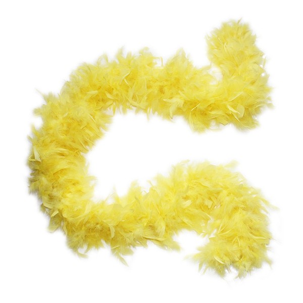 Cynthia's Feathers 100g Chandelle Feather Boa (Yellow)