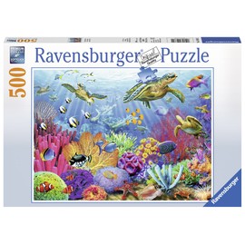 Ravensburger Tropical Waters 500 Piece Jigsaw Puzzle for Adults - 14661 - Every Piece is Unique, Softclick Technology Means Pieces Fit Together Perfectly