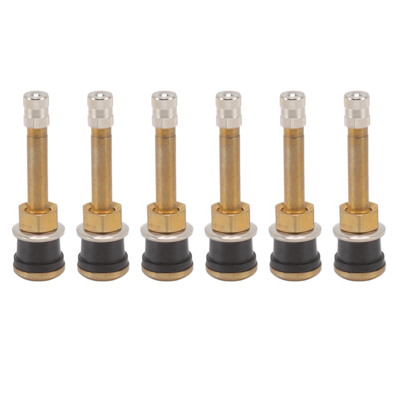 10 Pcs Valve Stems Straight Brass Heavy Duty Clamp in