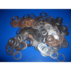 New Skate bearing Shims. Pack of 16...sz .25mm....Shims for Ball Bearings: