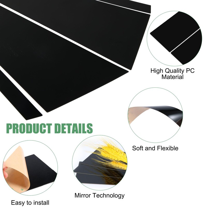 BASIKER Car Door Pillar Posts Trim Compatible with 2012 to