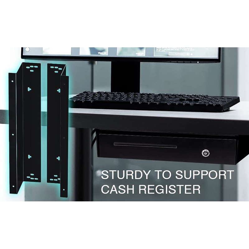 TidyFriend Cash Drawer Under Counter Mounting Brackets - Heavy Duty