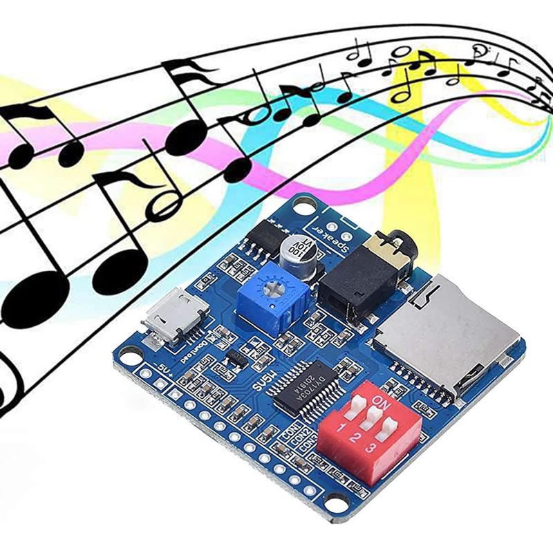 Grnlucja DY-SV5W Voice Playback Module for MP3 Music Player Voice