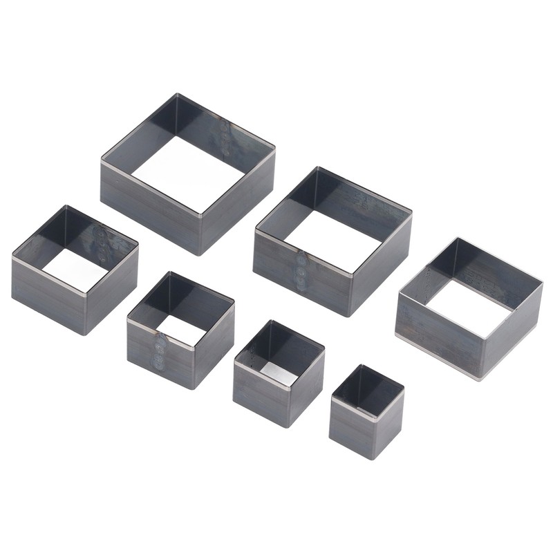 7PCS Leather Cutting Dies Set Square Shape Leather Punching Die