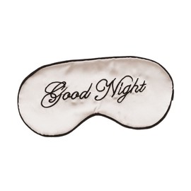 COLLBATH Silk Eye Mask for Sleep Eyeshade for Men Women Boy Girl Soft and Comfortable Night Blinder for Travel Yoga Home Office Use Beige