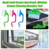 Kuaman 9 Pcs Crevice Cleaning Brush, Window Groove Cleaning Brushes,