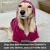 DJANGO Fully Lined Hoodie for Dog - Soft, Stretchy, and