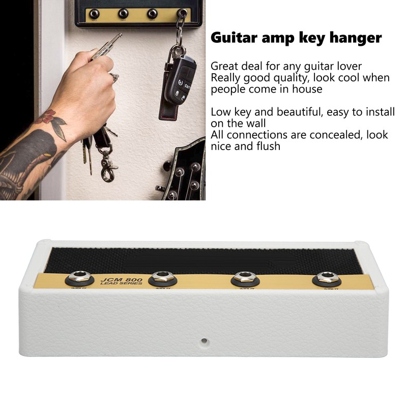 Guitar Amp Key Hanger Wall Mounting Jack Rack Includes 4