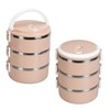Portable 304 Stainless Steel Bento Lunch Box Thermal Cylinder Lunch