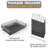 SpaceAid Pull Out Spice Rack Organizer for Cabinet, Heavy Duty