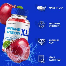 Prime Vigor XL Max Performance Supplement, All Natural Ingredients (1 Pack)