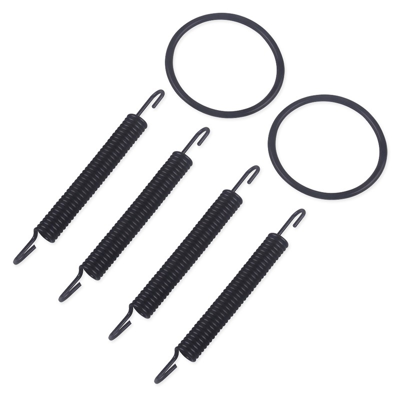 Motorcycle Exhaust Pipe Muffler Spring Exhaust Gaskets O-Ring Kit Stays