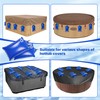 4 Pack Hot Tub Cover Cap Weights with Hooks, Thick
