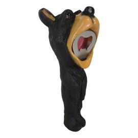 Western Whimsical Comical Forest Black Bear Soda Beer Hand Bottle Cap Opener
